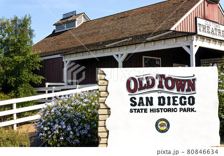 Old Town San Diego State Historic Park, California. 80846634