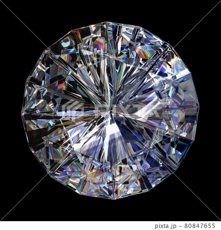 3D render of the shining diamond 80847655