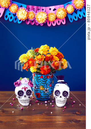 Day of the dead, Dia De Los Muertos Celebration Background Day of the dead, Dia De Los Muertos Celebration Background 80848127