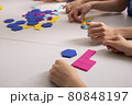 Children like Logic toys, close up. Thinking concept 80848197