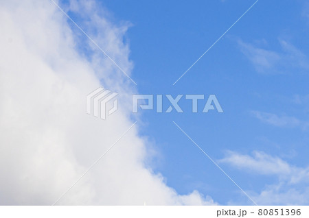 Image of a partly cloudy and partly clear sky during the day Image of a partly cloudy and partly clear sky during the day 80851396