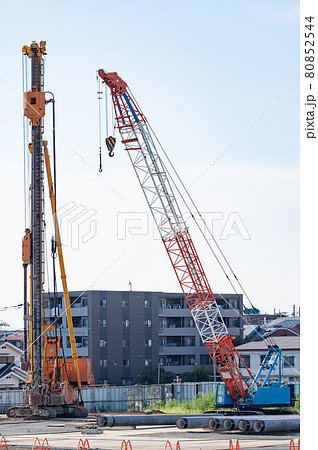 3Dクリスタル 重機 杭打ち機 日本車両