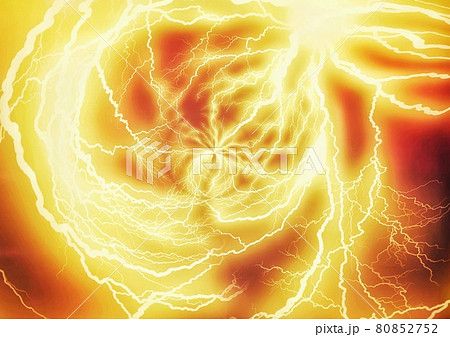 火花が飛び散るイラストのイラスト素材