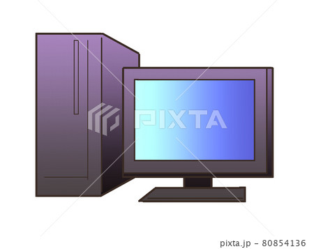 パソコンとモニター 80854136
