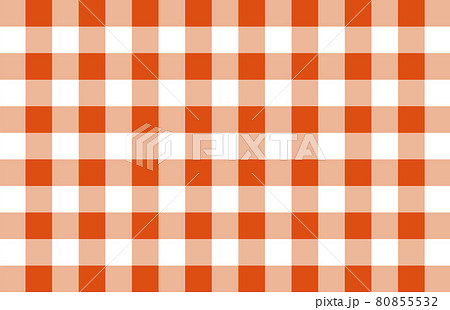 赤色と白色のチェック柄 ギンガムチェック の背景素材のイラスト素材