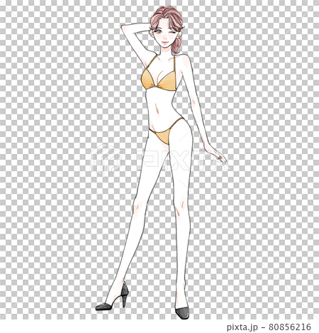 脱毛部位説明用立ち絵 80856216