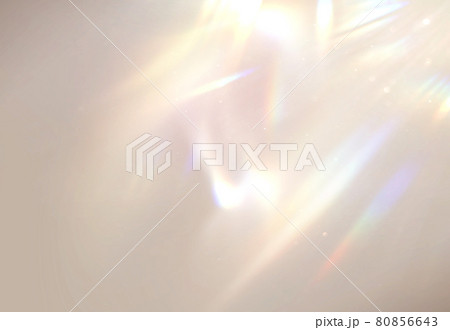 背景 テクスチャ プリズム ライト レインボー オーバーレイ 陽光 光 キラキラ 80856643