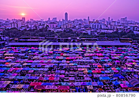 Train Night Market Ratchada in Bangkok 80856790