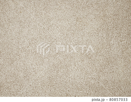 ベージュの土間テクスチャ_砂利とセメントの洗い出し背景 ベージュの土間テクスチャ_砂利とセメントの洗い出し背景 80857033