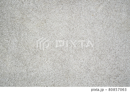 白い土間テクスチャ 砂利とセメントの洗い出し背景の写真素材