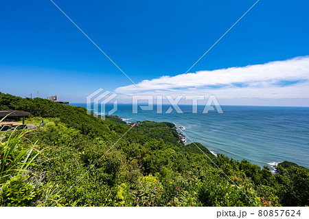 三重県鳥羽市の鳥羽展望台-8月- 80857624