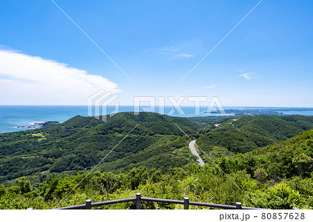 三重県鳥羽市の鳥羽展望台-8月- 三重県鳥羽市の鳥羽展望台-8月- 80857628