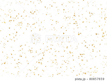 白地の和紙背景テクスチャ金箔 80857659