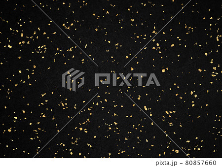 背景 テクスチャ 金箔 高級感 フレーム 年賀状 正月 和紙 壁紙 キラキラ レトロ アンティーク	 80857660