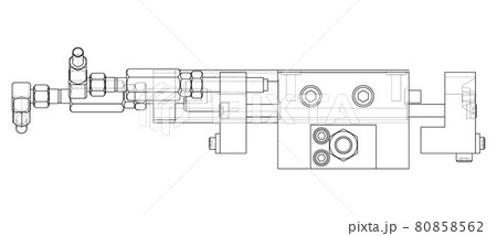 Abstract industry object concept. Vector Abstract industry object concept. Vector 80858562