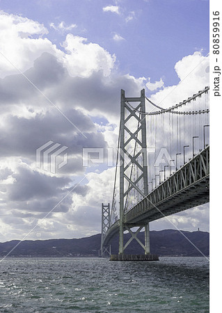 【兵庫県】明石海峡大橋 80859916