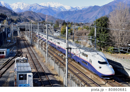 東北新幹線 上毛高原 JR東日本 E4系 P17編成(新潟) Maxとき Maxたにがわ 東北新幹線 上毛高原 JR東日本 E4系 P17編成(新潟) Maxとき Maxたにがわ 80860681