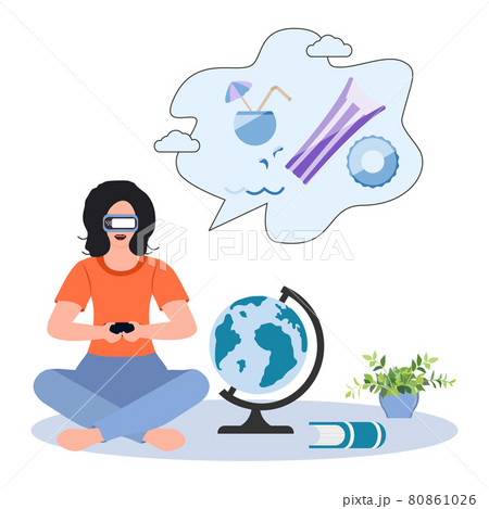 People Virtual Reality 3d Glasses VR Augmented 80861026