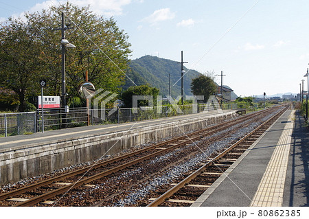 姫新線・東觜崎駅のホーム 姫新線・東觜崎駅のホーム 80862385