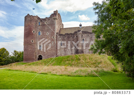 Doune Castle Outer Wall Stirling Scotland UK Doune Castle Outer Wall Stirling Scotland UK 80863373