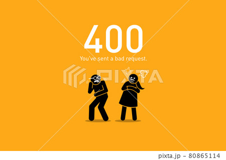 Website Error 400. Bad Request. 80865114