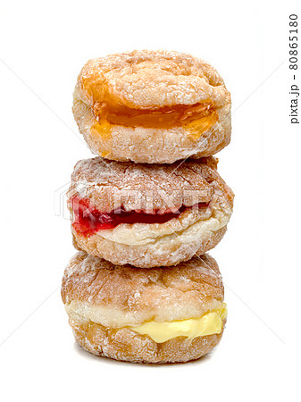 Polish donut isolated on white background 80865180