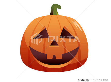 ハロウィン カボチャ おばけのイラスト素材 [80865368] - PIXTA