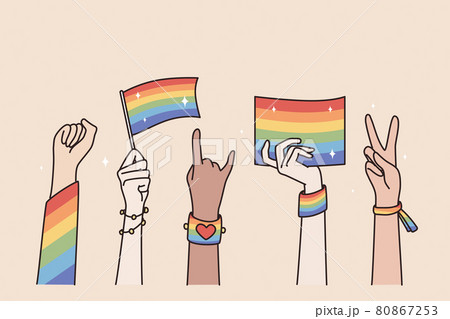 LGBT Pride Month holiday concept 80867253