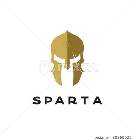Spartan Sparta Logo, Spartan Helmet Logo design vector 80869629