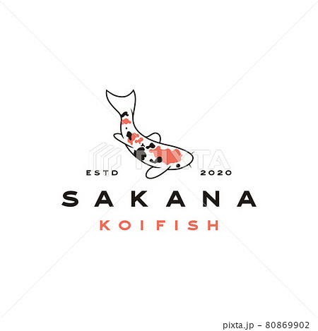 Japanese Koi Logo, fishing or aquarium related logo design inspiration Japanese Koi Logo, fishing or aquarium related logo design inspiration 80869902