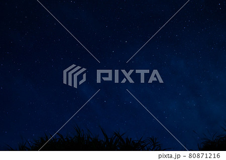 加計呂麻島の満天の星空 80871216