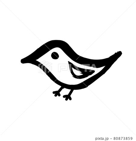 Hand drawing paint, brush drawing. Doodle grunge style icon 80873859