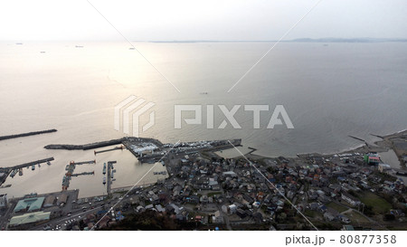 漁港の空撮写真 80877358
