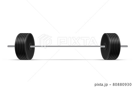Heavy realistic fitness dumbbells on white Heavy realistic fitness dumbbells on white 80880930
