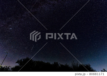 milky way in the night milky way in the night 80881171