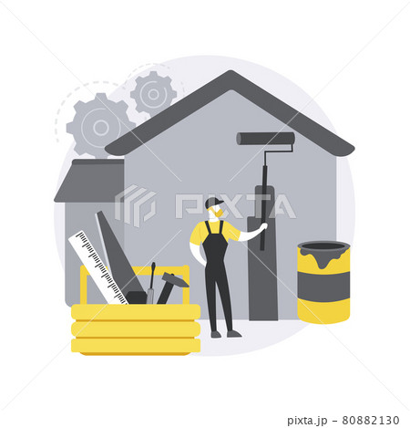 DIY repair abstract concept vector illustration. DIY repair abstract concept vector illustration. 80882130