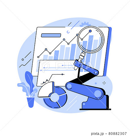 Business process automation abstract concept vector illustration. 80882307