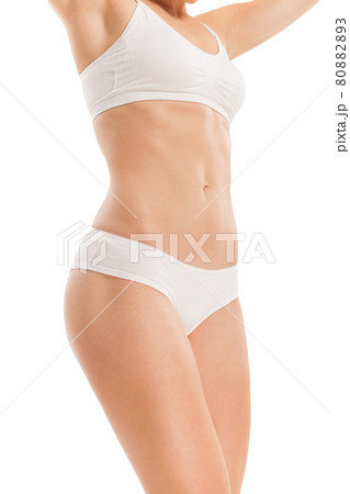 Slim body of woman. 80882893