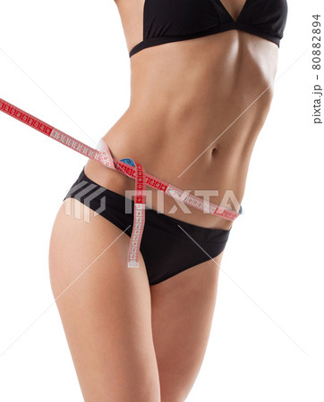 Slim body of woman. 80882894
