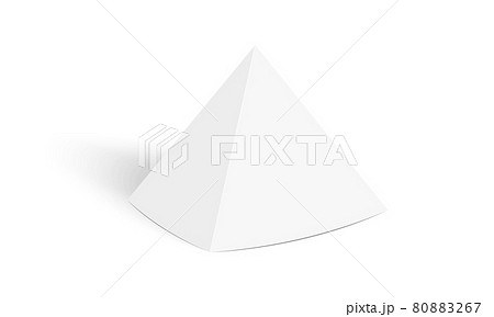 White pyramid tent card mockup. Paper or cardboard pyramidal display stand isolated on white background. Table talker template with shadow. Vector realistic illustration White pyramid tent card mockup. Paper or cardboard pyramidal display stand isolated on white background. Table talker template with shadow. Vector realistic illustration 80883267