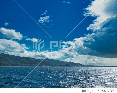 佐渡汽船からの夏の景色 80883737