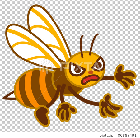 蜂のイラストのイラスト素材