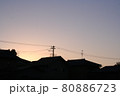 夕空と家 80886723
