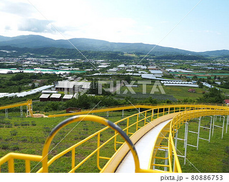 北海道仁木町のジャンボ滑り台 北海道仁木町のジャンボ滑り台 80886753