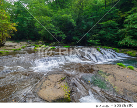 夏の菊池渓谷 夏の菊池渓谷 80886890