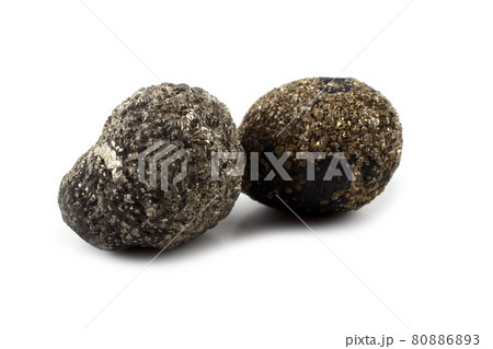 Pyrite (fool's gold) isolated on white (FeS2) Pyrite (fool's gold) isolated on white (FeS2) 80886893