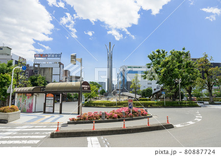 JR　大垣駅　駅前ロータリー  　モニュメント 80887724