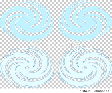 台風・渦 80888633