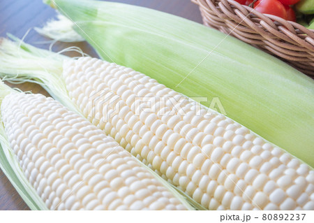 野菜　とうもろこし　ピュアホワイト　 80892237
