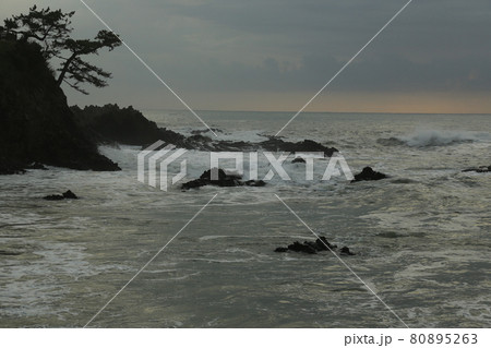 海 波 海岸 80895263